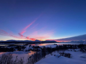 Leilighet med 1 soverom i Tromsø/Kvaløysletta med flott beliggenhet og god utsikt. Kort vei til flyplass.